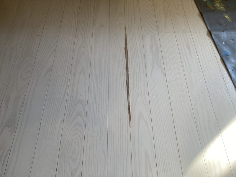 22-85  フローリング めくれ リペア