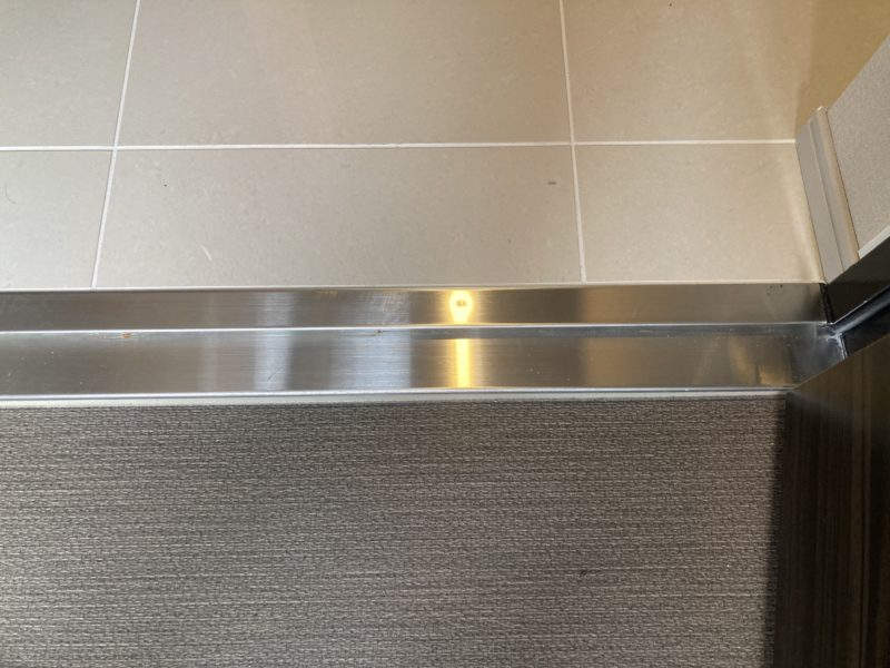 22-101 沓摺 すり傷 研磨補修 ヘアーライン