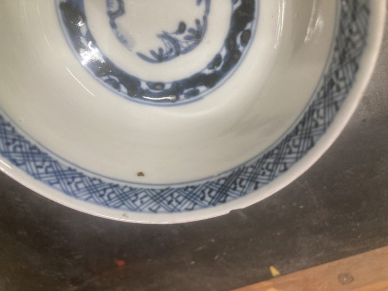 22-51 陶器 お茶碗 欠け 復元補修