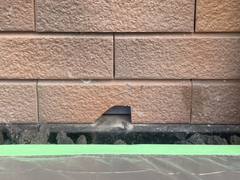 22-79 タイル割れ リペア