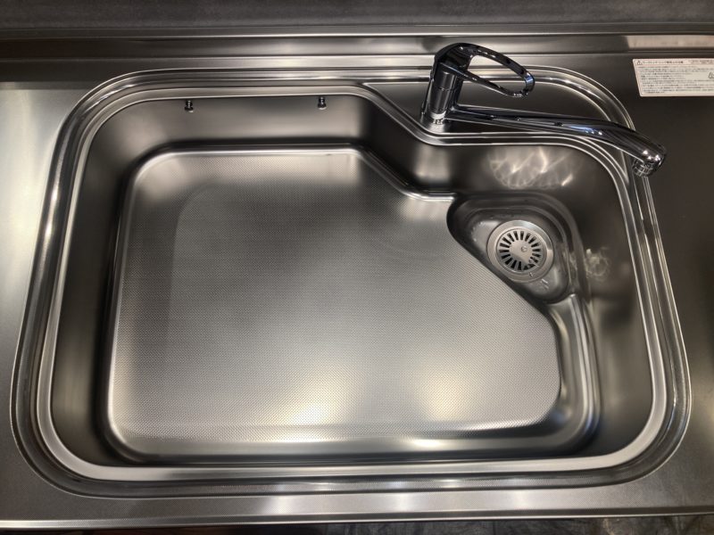 22-12 ステンレス エンボスシンク すり傷補修