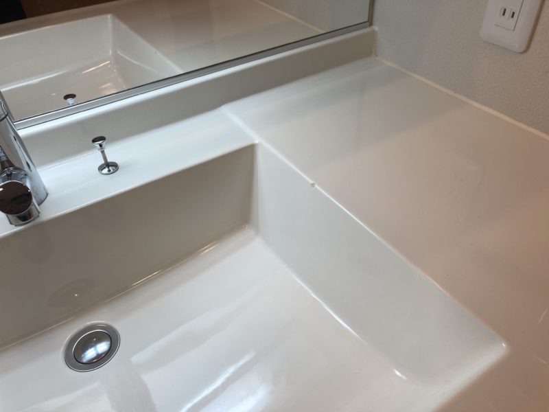 22-05 洗面台 欠け補修