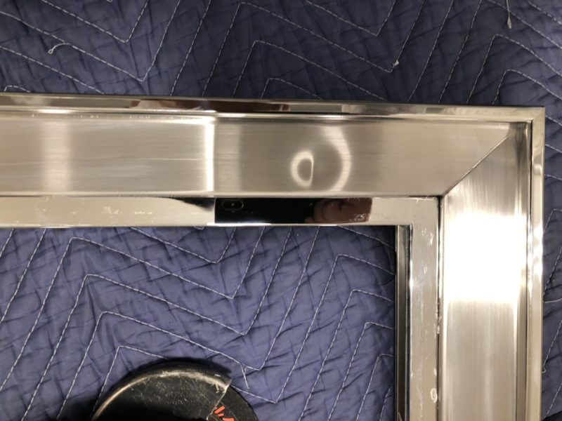 22-22 ステンレスへこみ補修