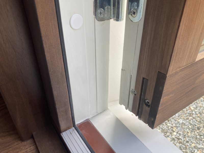 22-107 木製枠 キズ補修