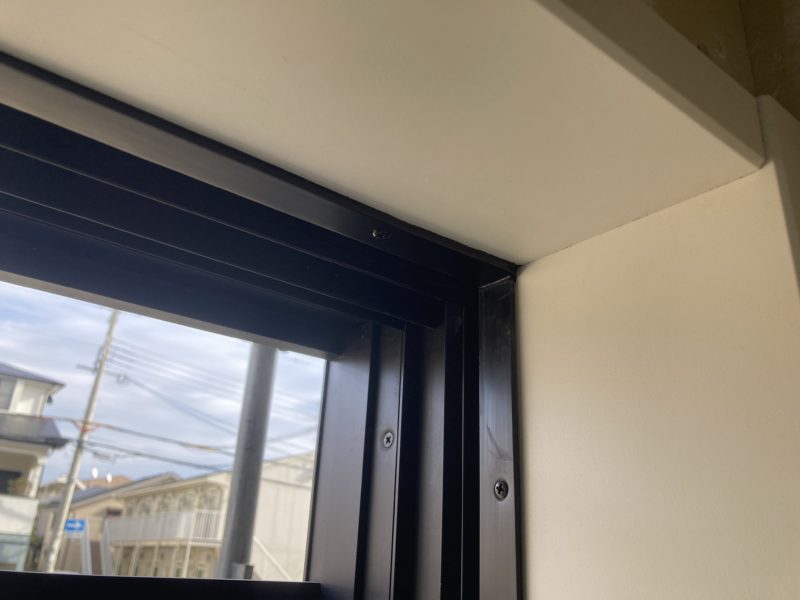 22-82 アルミサッシ 曲がり 補修