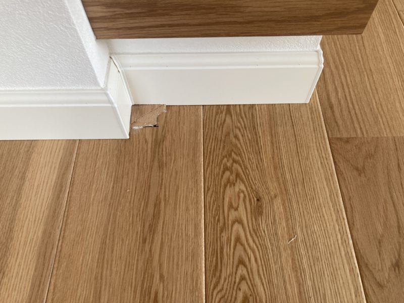 22-68 フロアー 継ぎ足し消し補修