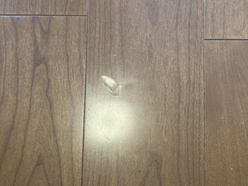 22-49 フローリング へこみ リペア