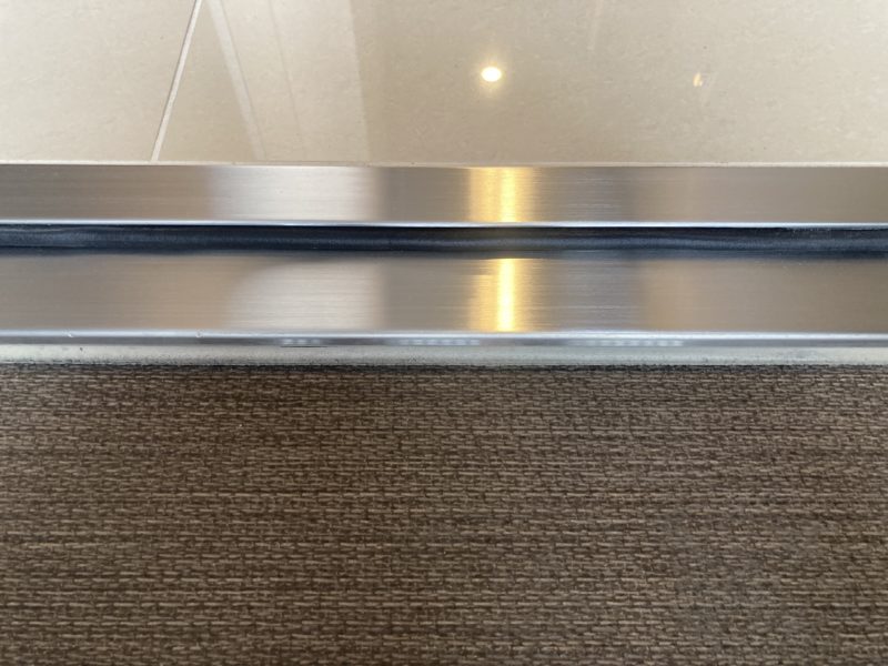 22-101 沓摺 すり傷 研磨補修 ヘアーライン