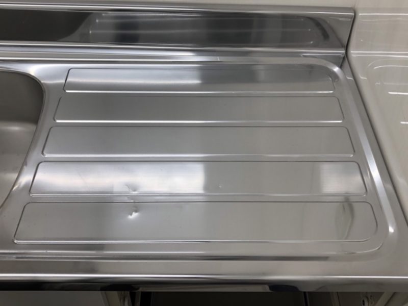 22-80 キッチン天板  へこみ補修