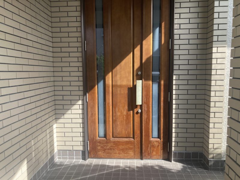 22-47 玄関ドア セルフ 失敗 リカバリー補修