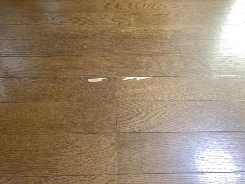 22-34 フロアーキズ リペア