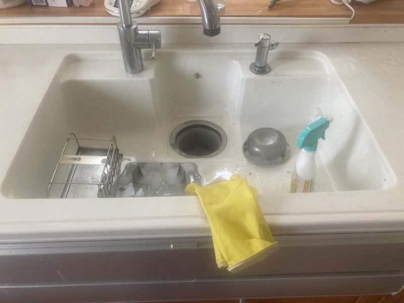 22-48 人工大理石 くすみ 復元補修