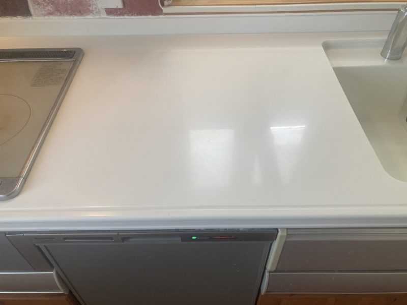 22-48 人工大理石 くすみ 復元補修