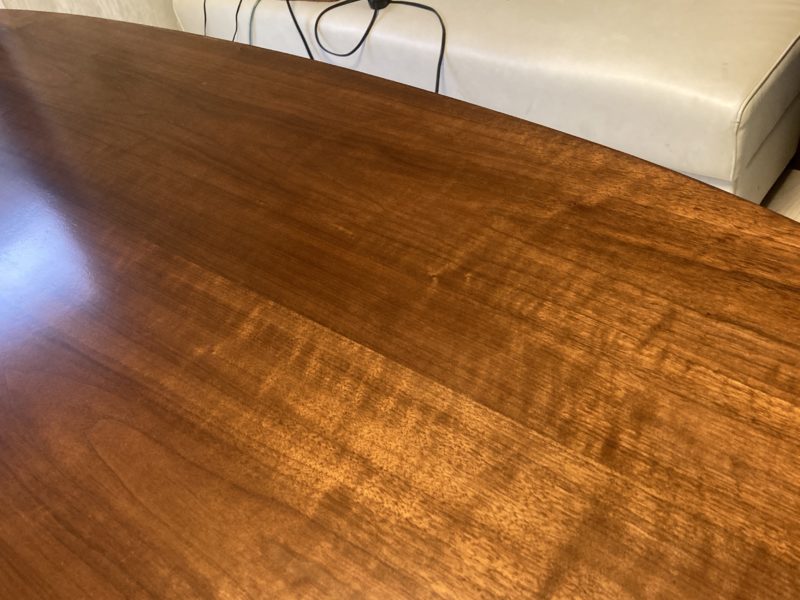 22-116 ダイングテーブル 色修正 現地塗装