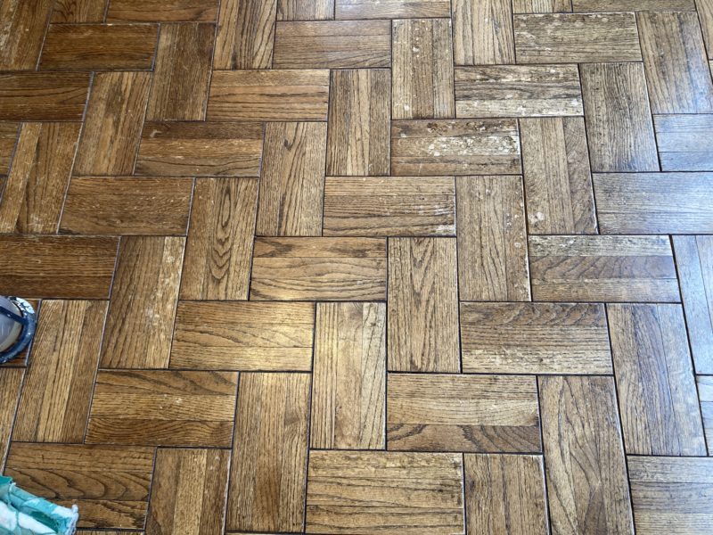 22-98 フロアー 色あせ 色修正 再塗装