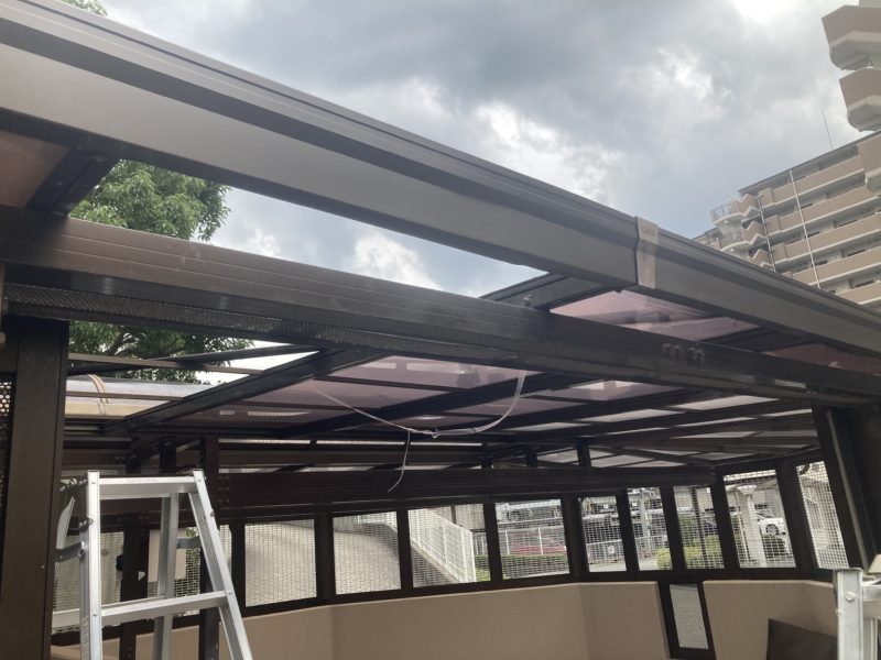 22-06 アルミ へこみ補修