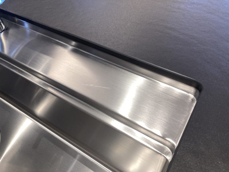 22-118 シンク キズ補修　ステンレス