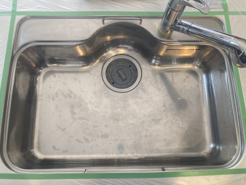 22-106 ステンレスシンク キズ 汚れ 再研磨