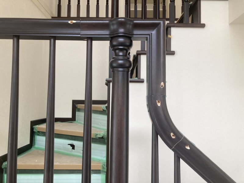 22-07 階段手すり補修