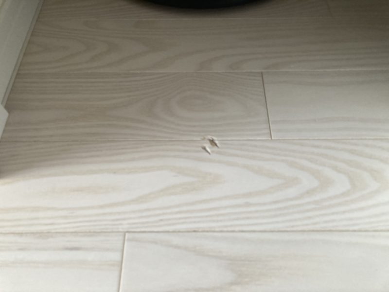 22-27 フロアーへこみ補修