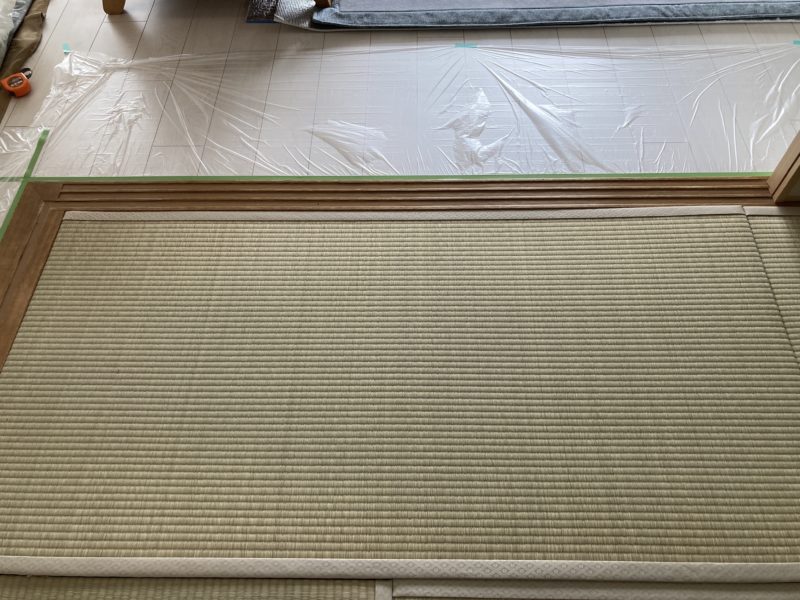 22-09  和室 シミ抜き 漂白