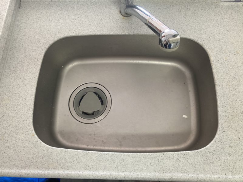 22-70 人工大理石 キッチン天板 ステンレスシンク 再研磨