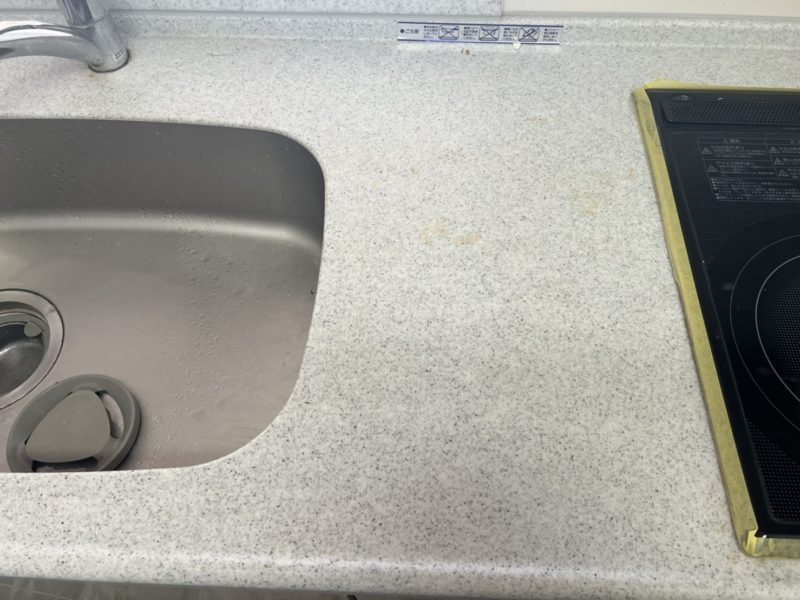 22-70 人工大理石 キッチン天板 ステンレスシンク 再研磨