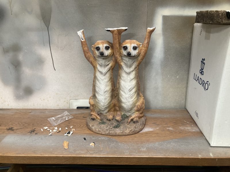 22-104 陶器 割れ 再生 修復