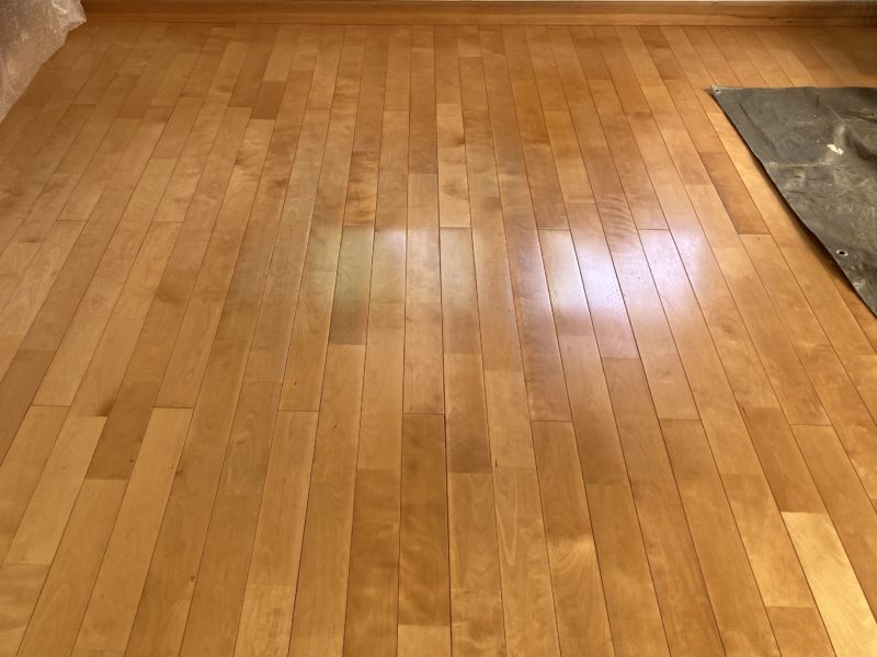 22-18 メイプルフロアー塗装補修