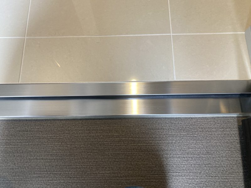 22-101 沓摺 すり傷 研磨補修 ヘアーライン