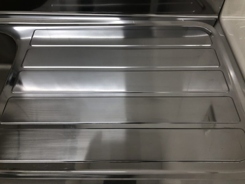 22-80 キッチン天板  へこみ補修