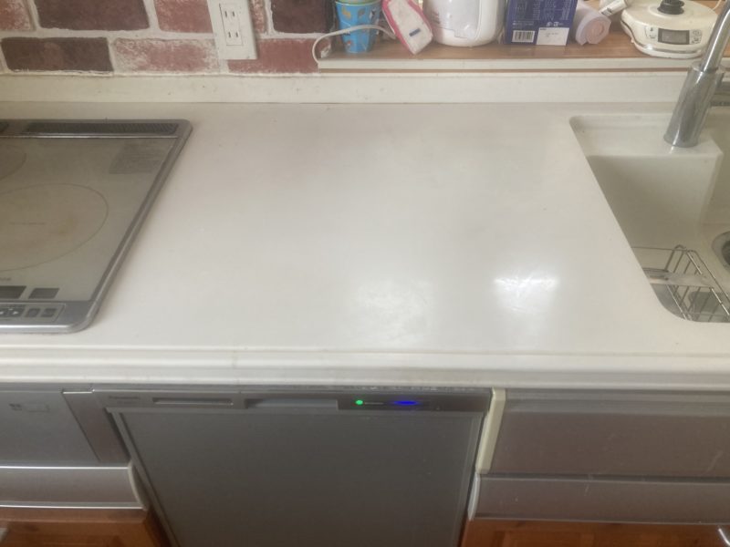 22-48 人工大理石 くすみ 復元補修