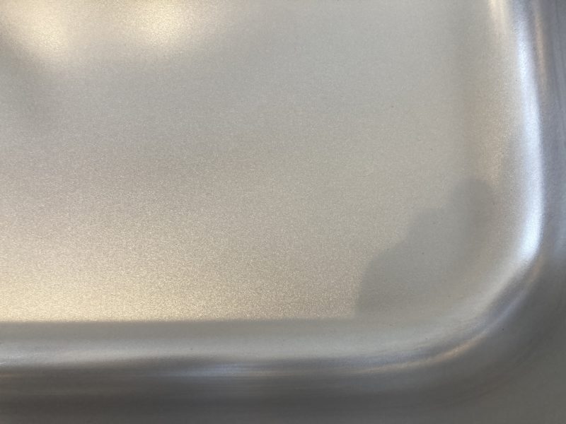 23-09 ステンレスシンクのサビ除去