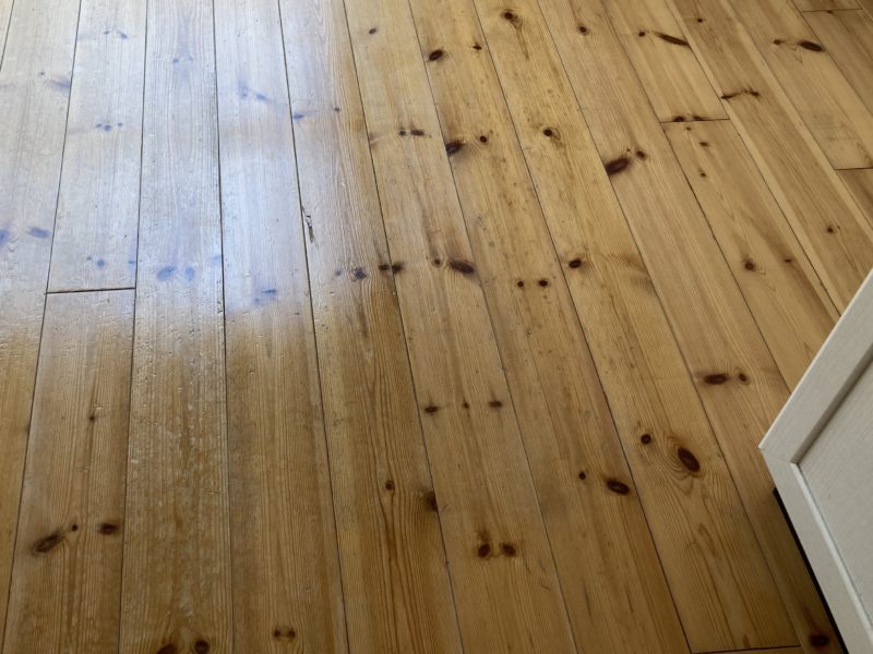 23-33 パインフロアー シミ取り