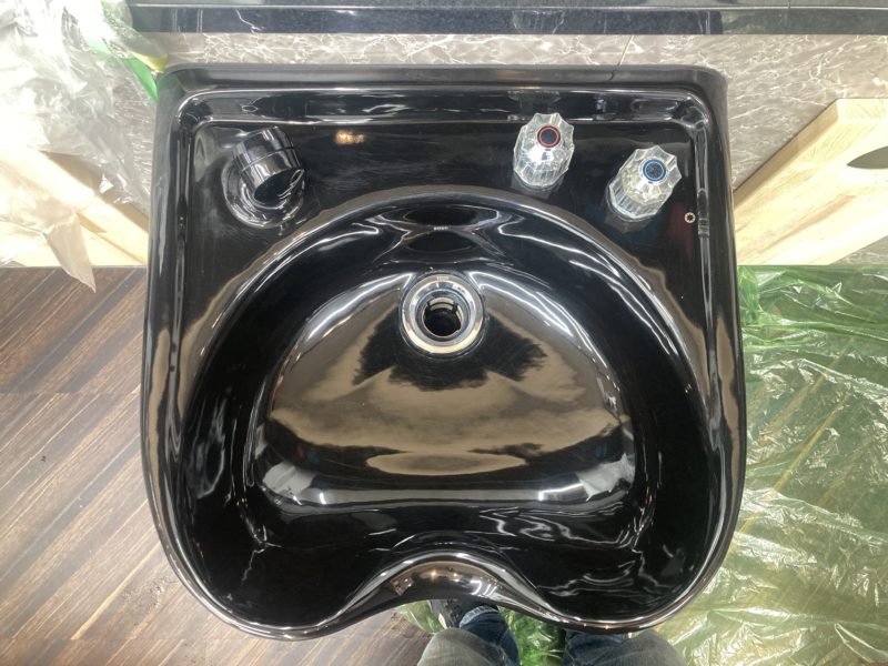 23-18  陶器製シャンプー台 磨き