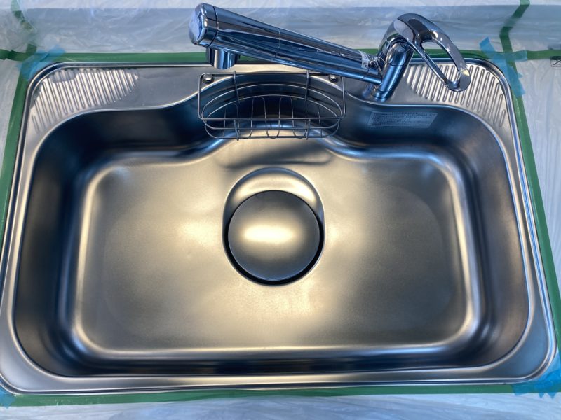 23-07 ステンレス シンクの再生研磨