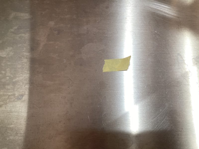 23-05 ステンレスシンク キズ補修