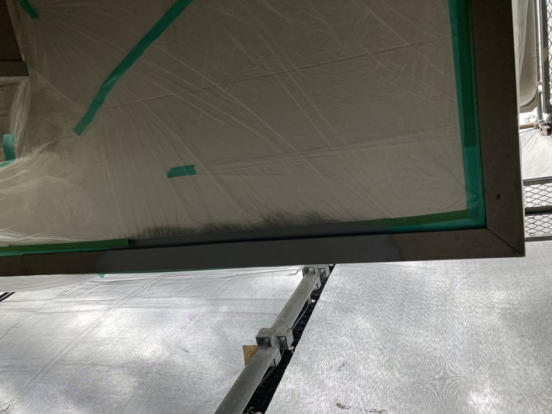 23-23 ガルバリウム鋼板 へこみ補修