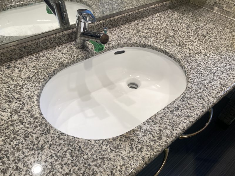 23-24 洗面ボウル 割れ補修