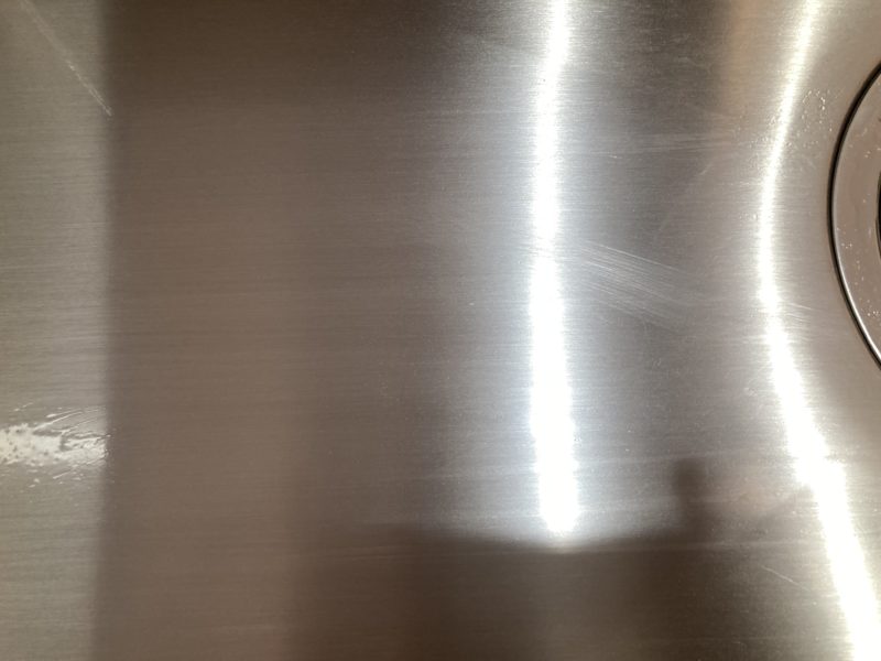 23-05 ステンレスシンク キズ補修