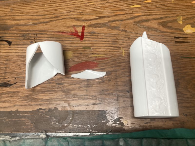 23-27 花瓶　割れ修復