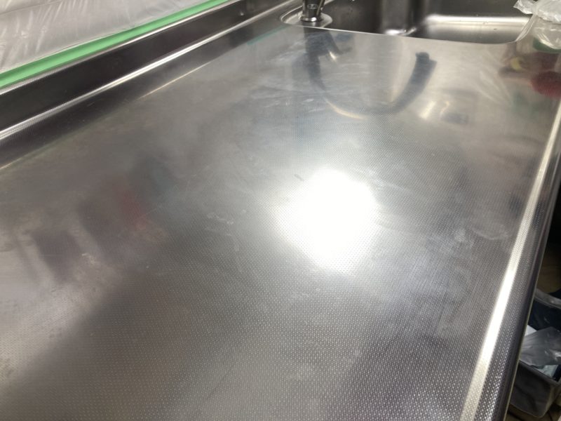 23-40 キッチン 鏡面研磨補修