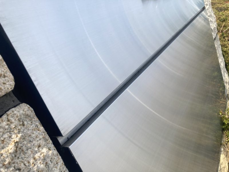 23-11 ステンレス看板 クリーニング