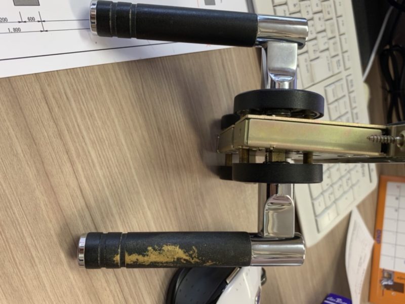 23-45 レバーハンドル 再塗装