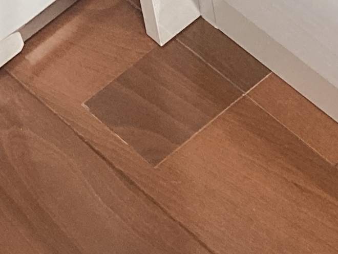 23-06 フロアー継ぎ足し補修