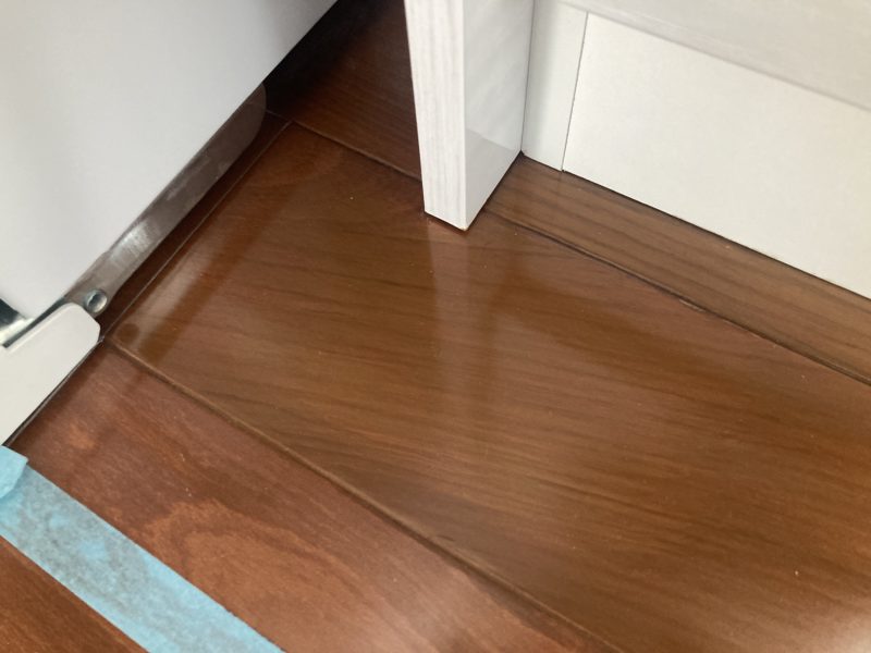 23-06 フロアー継ぎ足し補修