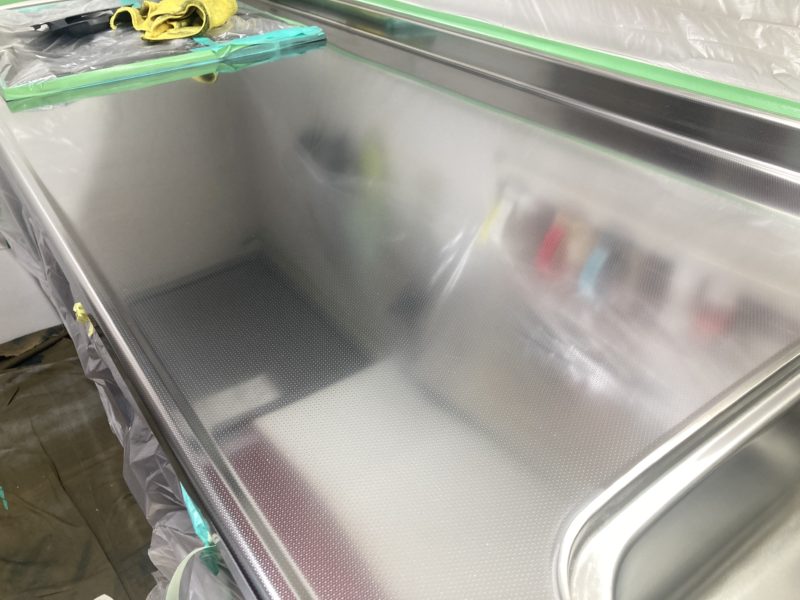 23-40 キッチン 鏡面研磨補修