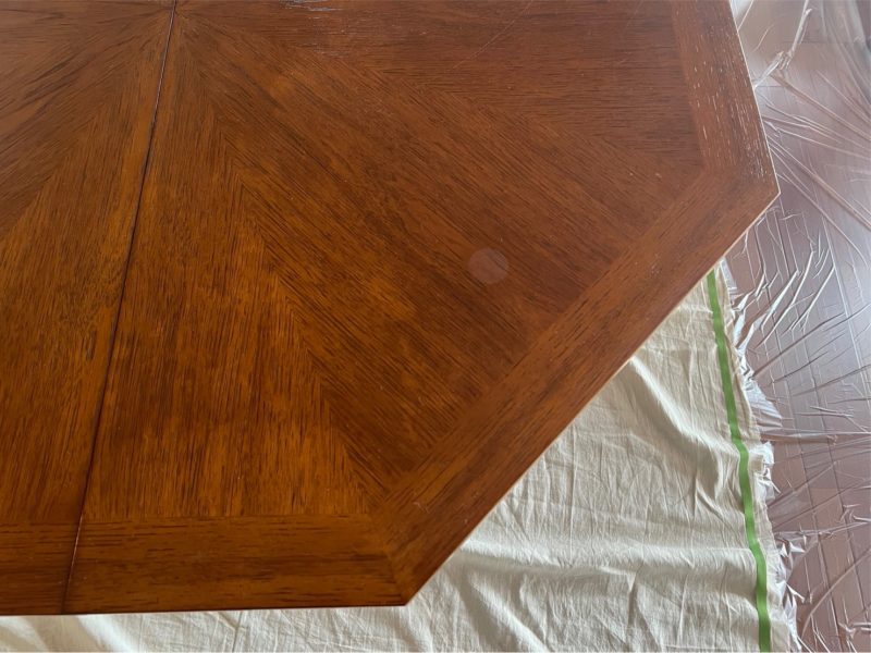 23-108 ドレクセル テーブル シミ補修