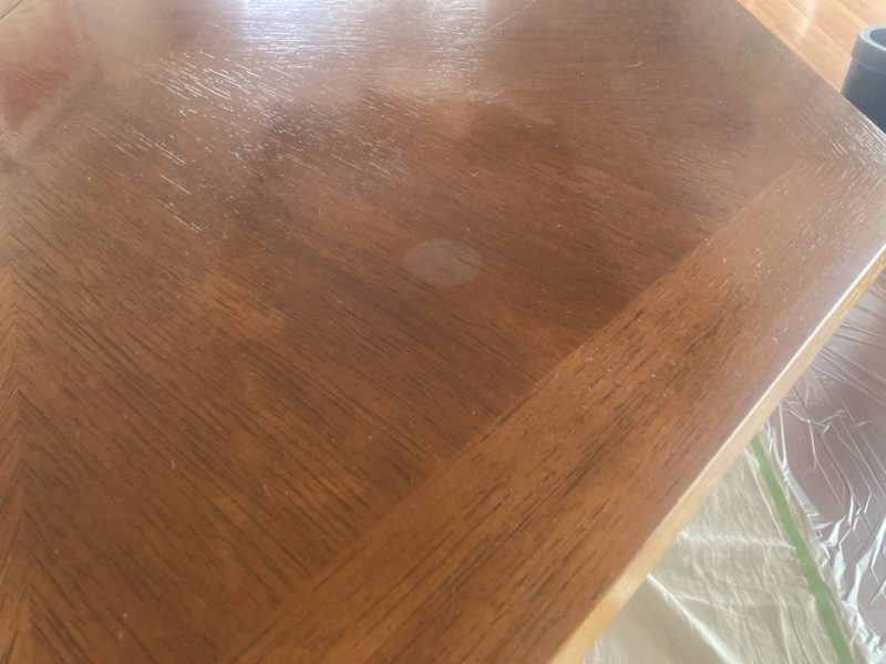 23-108 ドレクセル テーブル シミ補修