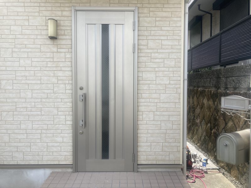 23-117 アルミドア 再生塗装